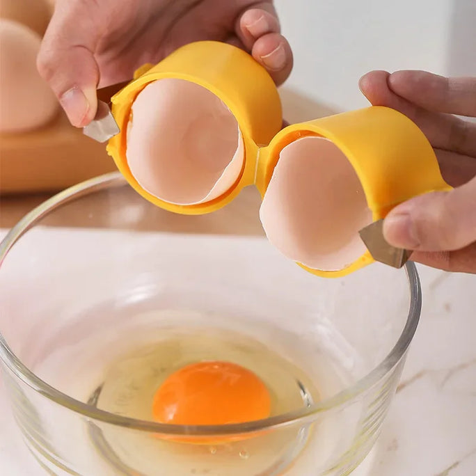 EggMaster™ – 3-in-1 Egg Opener & Separator