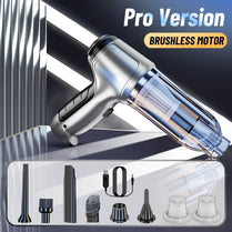 TurboVac Pro™ – Wireless Ultra-Powerful Car Vacuum