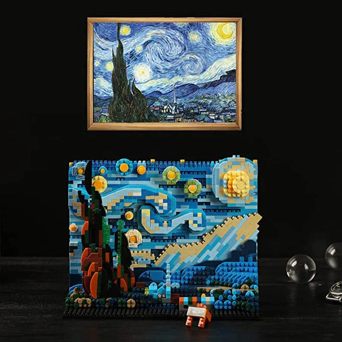 Starry Night Building Blocks Set