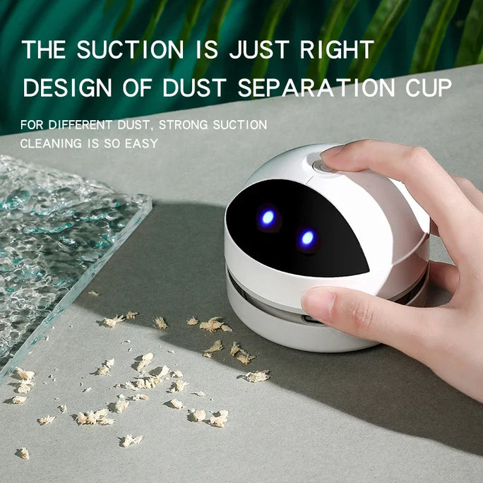 SwiftClean™ – Mini Wireless Desktop Vacuum