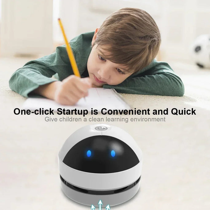 SwiftClean™ – Mini Wireless Desktop Vacuum